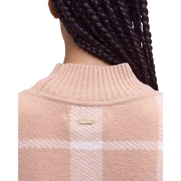 BARBOUR Harriet Pullover Sweater Pale Camel Size 2 NWT $170 - Picture 5 of 11